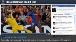 TF1 diffuse du foot et commente le match sur facebook