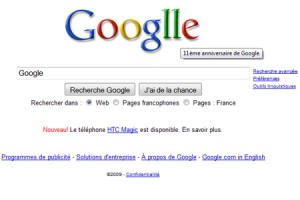 Logo des 11 ans de Google