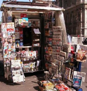 Kiosque à journaux