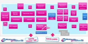 Plan des Micromania Games Show 2009