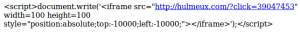 Le code HTML des pages du site du Mouvement Réformateur belge MR.be contaminé !