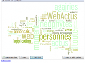 WebActus Nuage de tag 1