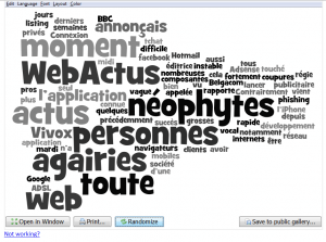 WebActus - Nuage de tags 2