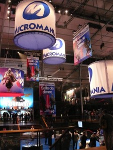 Micromania Game Show 2009 ... Déjà l'entrée est grandiose !