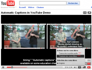 Sous-titrage sur Youtube