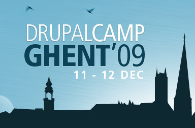 DrupalCamp à Gand ces vendredi 11 et samedi 12 décembre 2009