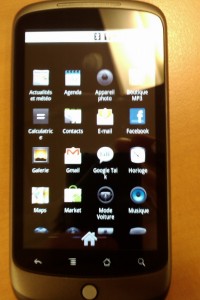 Nexus One interface
