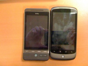 Comparaison HTC Hero - Nexus One