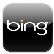 Logo Application Bing sur iPhone 