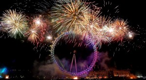 London Eye pour la nouvelle année