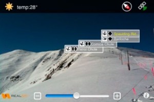 RealSki pour se repérer dans la station