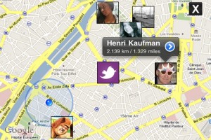 Localisation de vos amis sur Twitter 360 sur Google Maps