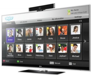 Skype débarque sur les télévisions LG