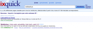 ixquick - Recherche webactus
