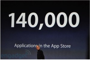 Keynote 140 000 applications sur l'App Store