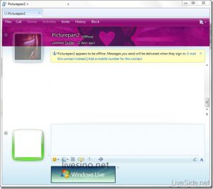 Windows Live Messenger Wave 4 - Conversation