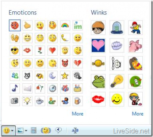 Windows Live Messenger Wave 4 - Emoticon