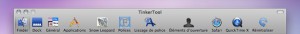 tinkertool - Afficher fonctions cachées de votre Mac