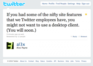 Al3X annonce une nouvelle interface Twitter