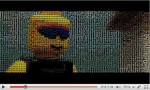 Youtube et l'ASCII Art