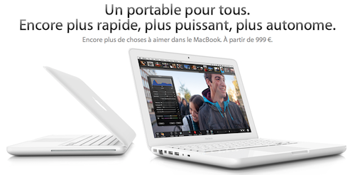 Apple MacBook blanc