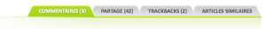 Onglets Commentaires sur Webactus