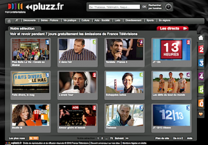 Pluzz.fr application catch-up de France Télévision