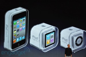 Keynote: Nouvelle gamme iPod au complet