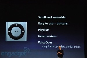 keynote: ipod shuffle
