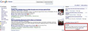 Ajout de Twitter Google News