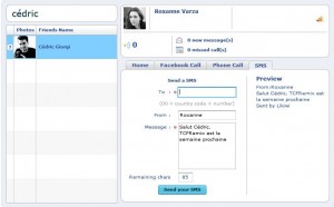 Likiwi pour envoyer des SMS via Facebook