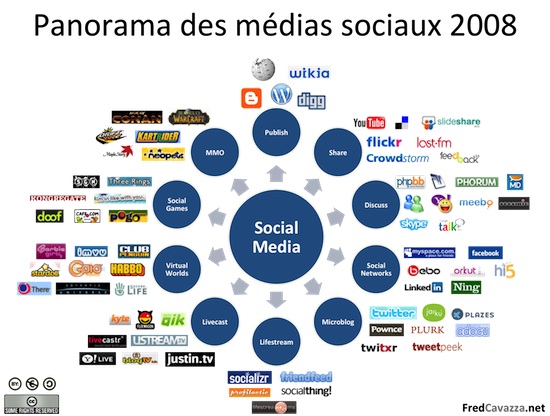 Panorama des réseaux sociaux en 2008