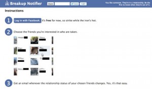 facebook breakup notifier