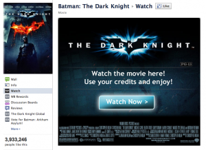 DarkNight en VOD sur Facebook
