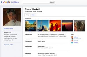 Nouveau Google Profiles