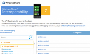 Convertisseur applications android en Windows Phone 7