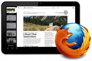 Firefox pour tablette tactile