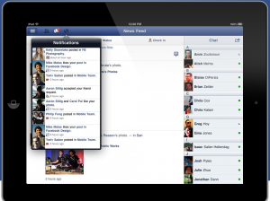 Facebook Application iPad