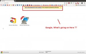 Google Chrome publicité