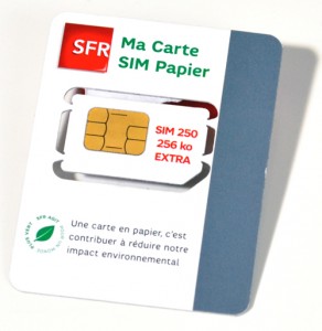 SIM SFR papier