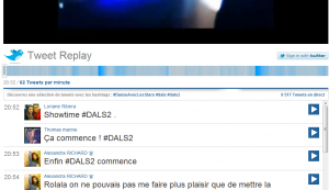 TF1 Tweet Replay