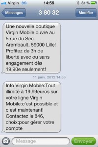 Forfait concurrence Free Mobile chez Virgin Mobile