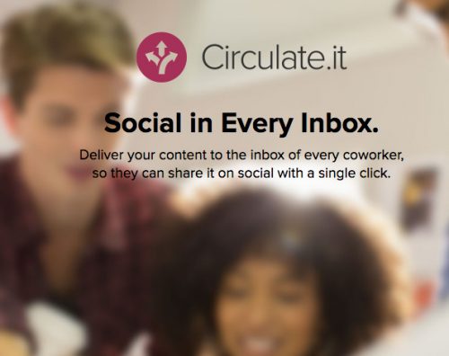 Partage de contenus avec circulate.it