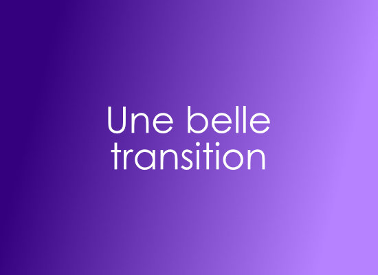 Utiliser une image comme transition