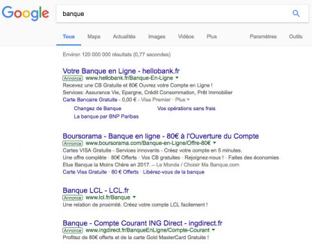 annonces adwords