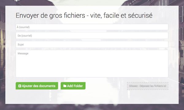 envoi de gros fichier