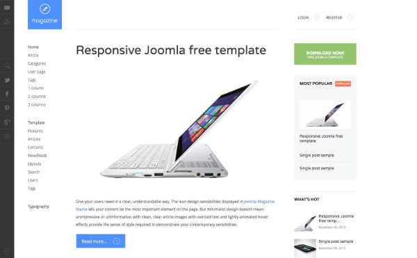 template joomla gratuit