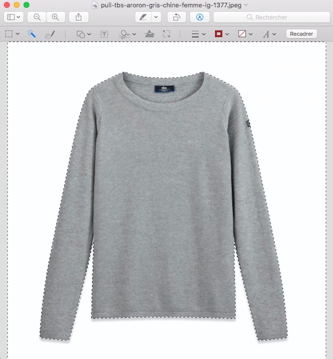 alpha instantané aperçu mac