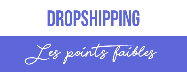 inconvénients du dropshipping