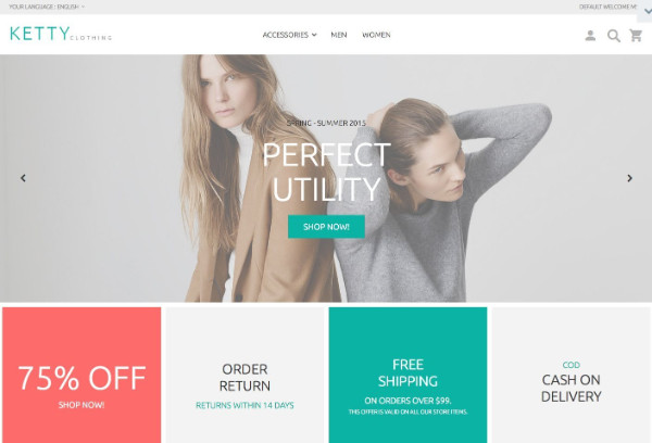 template magento gratuit